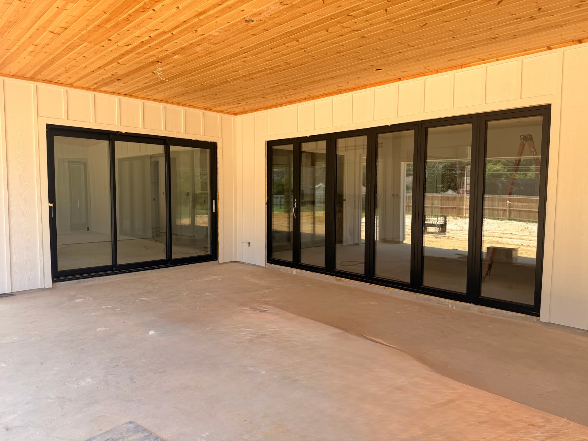 Tomball, TX Patio Transformation — Bifold Doors