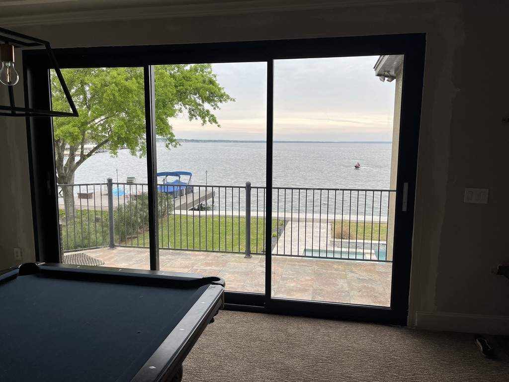 Sliding Doors project — Lake Conroe Lakefront: 3 Panel Multi-Slide Glass Door · Conroe, TX