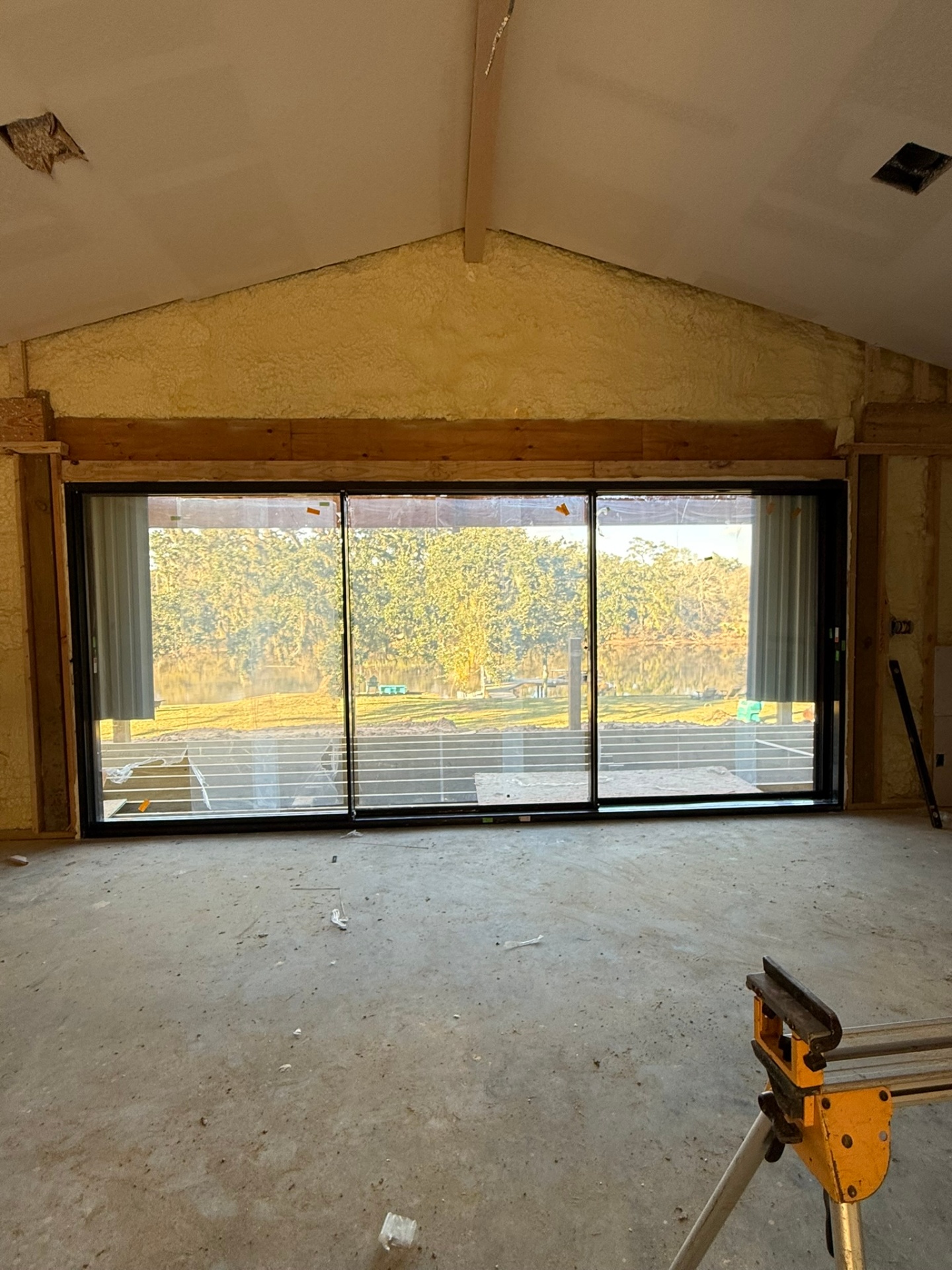 Sliding Doors project — Houston Lakefront: 18' W x 9' H – 3 Panel Multi-Slide Glass Door · Houston, TX
