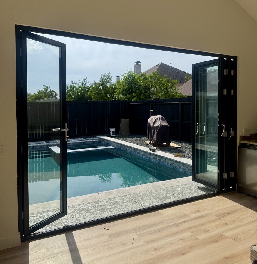 Houston Poolside — Bifold Doors