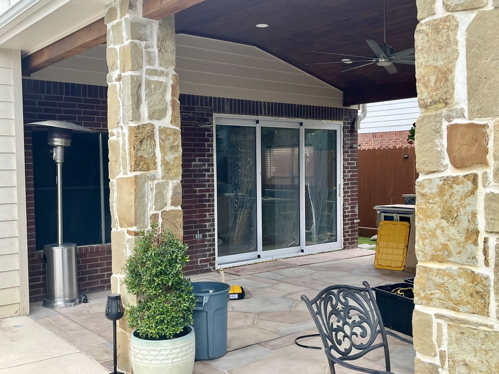 Sliding Doors project — Houston Patio: 3 Panel Multi-Slide Glass Door · Houston, TX