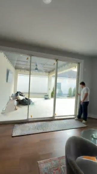 Sliding Doors project — Katy Residence: 3 Panel Multi-Slide Glass Door · Katy, TX