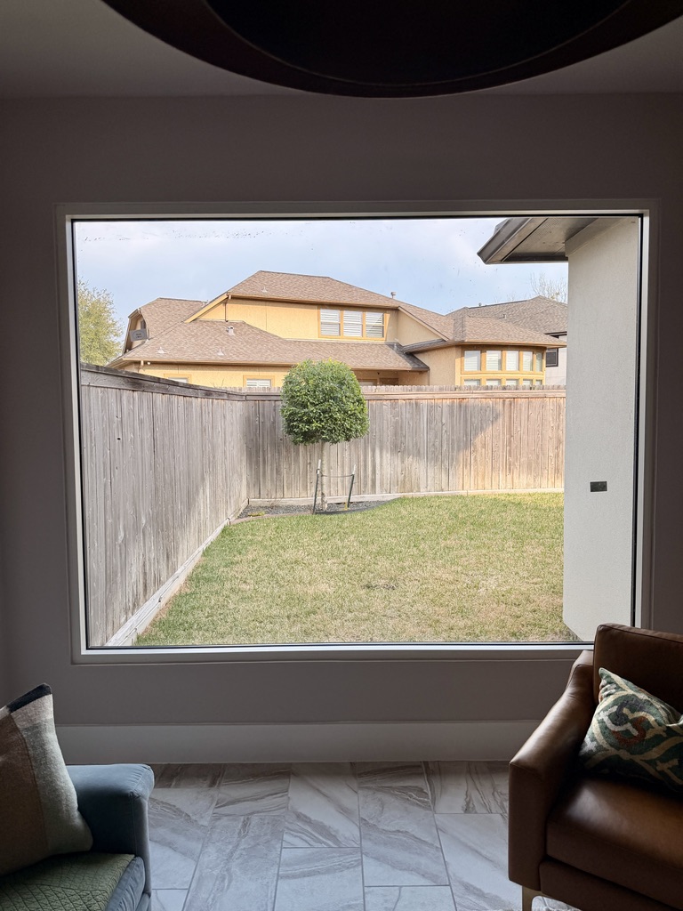Windows project — Katy Residence: Fixed Picture Window · Katy, TX
