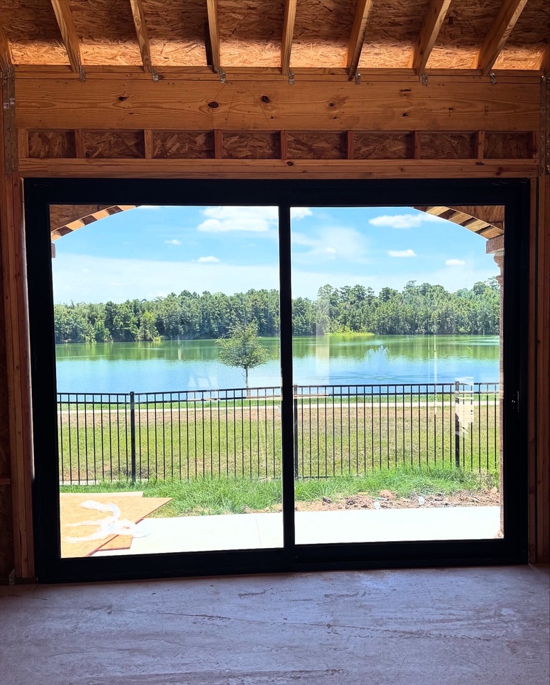 Sliding Doors project — The Woodlands Lakefront: 2 Panel Multi-Slide Glass Door · The Woodlands, TX