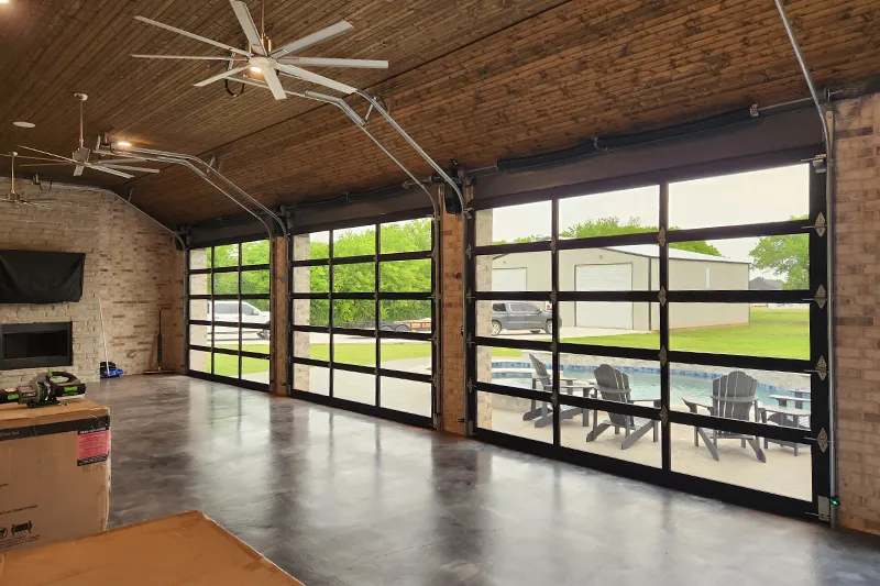 Aluminum Glass Garage Doors Houston