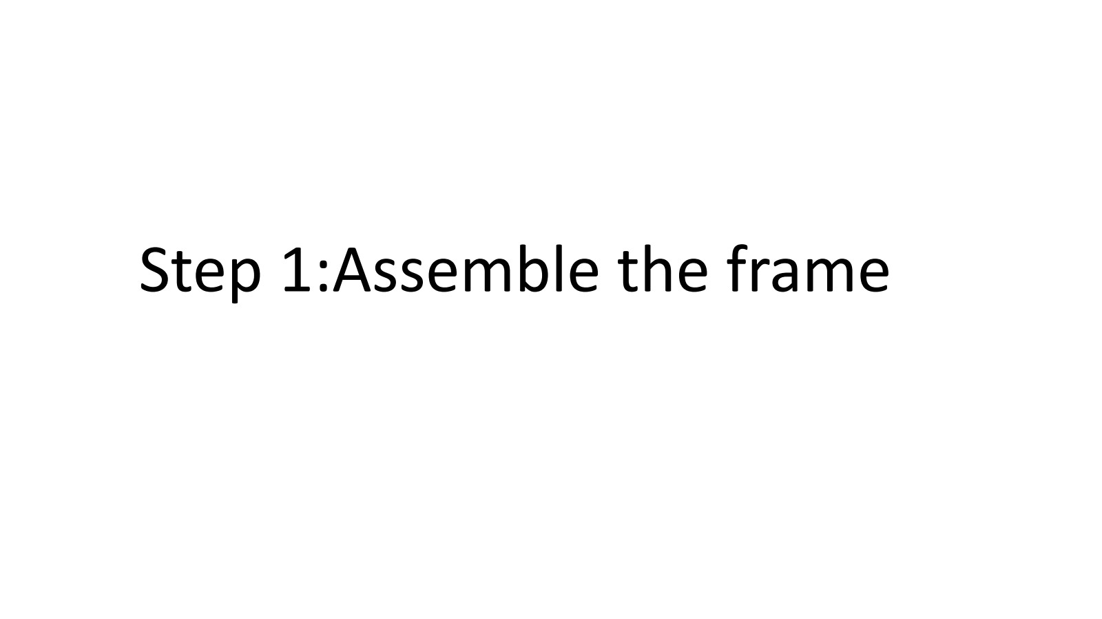 Pocket glass door installation — Frame Assembly